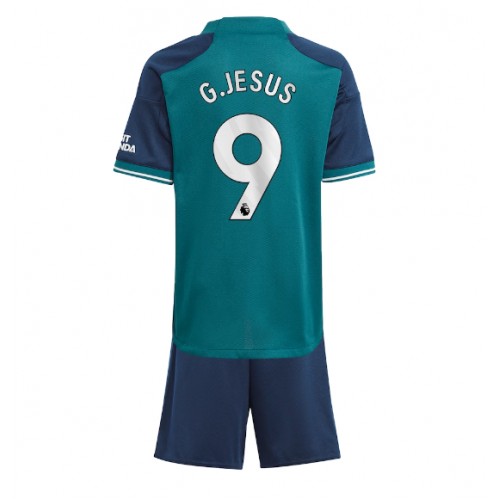 Arsenal Gabriel Jesus #9 Rezervni Dres za djecu 2023-24 Kratak Rukav (+ Kratke hlače)